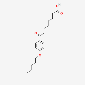 8-(4-Hexyloxyphenyl)-8-oxooctanoic acid