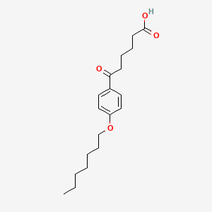 6-(4-Heptyloxyphenyl)-6-oxohexanoic acid