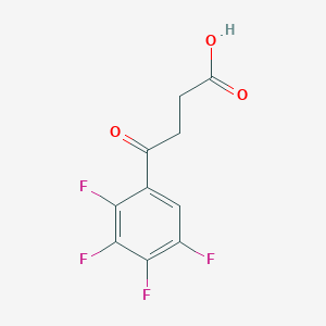 molecular formula C10H6F4O3 B1325781 4-(2,3,4,5-四氟苯基)-4-氧代丁酸 CAS No. 951891-58-0