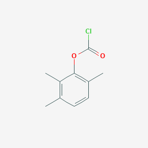 molecular formula C10H11ClO2 B13257822 2,3,6-Trimethylphenyl chloroformate 