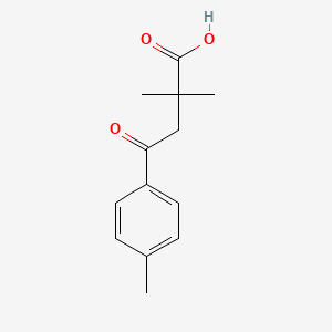 molecular formula C13H16O3 B1325806 2,2-Dimethyl-4-(4-methylphenyl)-4-oxobutyric acid CAS No. 71821-98-2