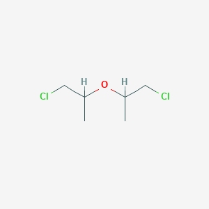 molecular formula C6H12Cl2O<br>C6H12Cl2O<br>(ClCH2C(CH3)H)2O B132582 Bis(2-chloro-1-methylethyl) ether CAS No. 108-60-1