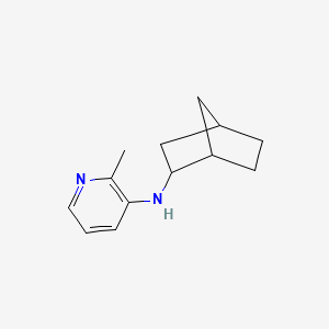 molecular formula C13H18N2 B13258271 N-{bicyclo[2.2.1]heptan-2-yl}-2-methylpyridin-3-amine 