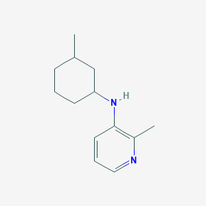 molecular formula C13H20N2 B13258526 2-Methyl-N-(3-methylcyclohexyl)pyridin-3-amine 
