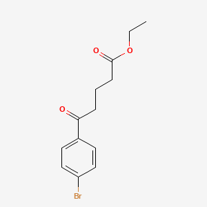 molecular formula C13H15BrO3 B1325853 Ethyl 5-(4-bromophenyl)-5-oxovalerate CAS No. 898792-67-1