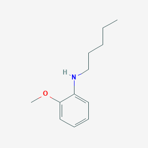 molecular formula C12H19NO B13258583 2-methoxy-N-pentylaniline 