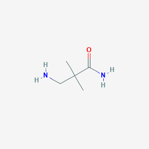 molecular formula C5H12N2O B132586 3-Amino-2,2-dimethylpropanamide CAS No. 324763-51-1