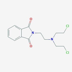 molecular formula C14H16Cl2N2O2 B132587 Phthalmustine CAS No. 156250-83-8