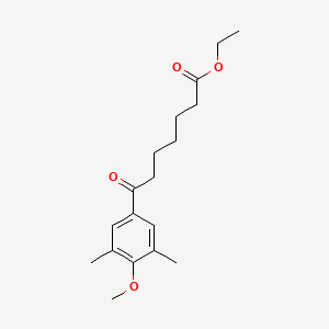 Ethyl 7-(3,5-dimethyl-4-methoxyphenyl)-7-oxoheptanoate