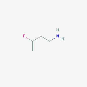 molecular formula C4H10FN B13258755 3-Fluorobutan-1-amine 