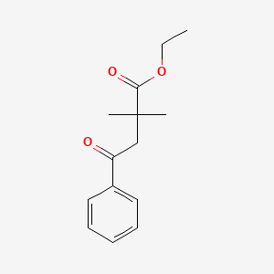 molecular formula C14H18O3 B1325879 乙酸2,2-二甲基-4-氧代-4-苯基丁酸酯 CAS No. 594815-53-9