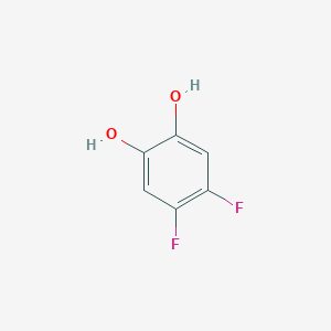 molecular formula C6H4F2O2 B132589 4,5-Difluorobenzene-1,2-diol CAS No. 147300-08-1