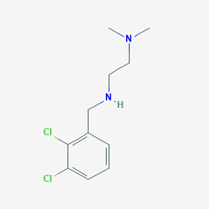 molecular formula C11H16Cl2N2 B13258929 [(2,3-Dichlorophenyl)methyl][2-(dimethylamino)ethyl]amine 