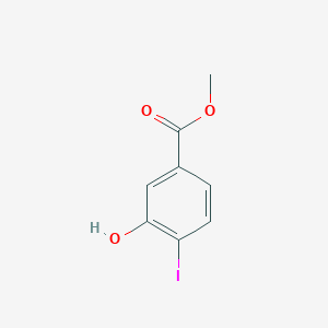 molecular formula C8H7IO3 B132591 Methyl 3-hydroxy-4-iodobenzoate CAS No. 157942-12-6