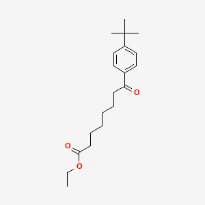 Ethyl 8-(4-T-butylphenyl)-8-oxooctanoate
