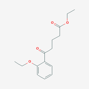 B1325956 Ethyl 5-(2-ethoxyphenyl)-5-oxovalerate CAS No. 898757-39-6