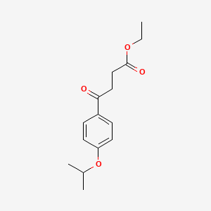Ethyl 4-oxo-4-(4-isopropoxyphenyl)butyrate