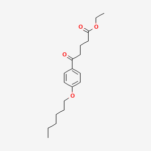 Ethyl 5-(4-hexyloxyphenyl)-5-oxovalerate