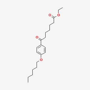 Ethyl 7-(4-hexyloxyphenyl)-7-oxoheptanoate