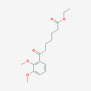 Ethyl 7-(2,3-dimethoxyphenyl)-7-oxoheptanoate