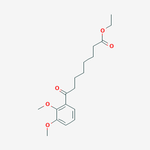 Ethyl 8-(2,3-dimethoxyphenyl)-8-oxooctanoate