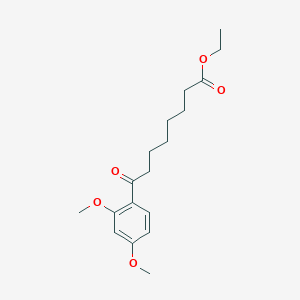 Ethyl 8-(2,4-dimethoxyphenyl)-8-oxooctanoate