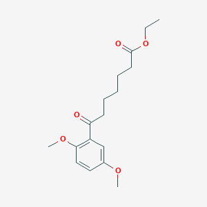 Ethyl 7-(2,5-dimethoxyphenyl)-7-oxoheptanoate