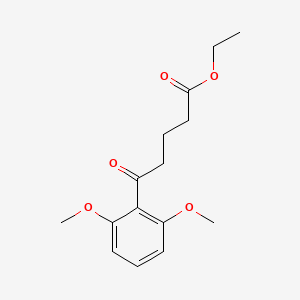 Ethyl 5-(2,6-dimethoxyphenyl)-5-oxovalerate