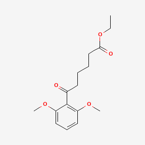 Ethyl 6-(2,6-dimethoxyphenyl)-6-oxohexanoate
