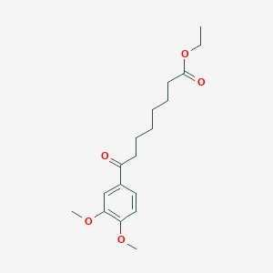 Ethyl 8-(3,4-dimethoxyphenyl)-8-oxooctanoate