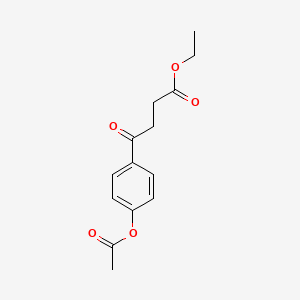 Ethyl 4-(4-acetoxyphenyl)-4-oxobutyrate