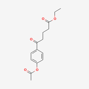 Ethyl 5-(4-acetoxyphenyl)-5-oxovalerate