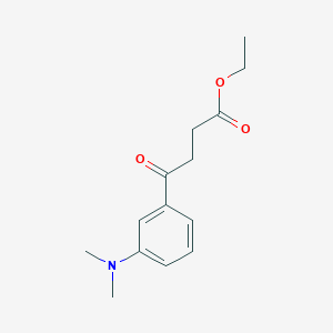 Ethyl 4-[3-(N,N-dimethylamino)phenyl]-4-oxobutanoate