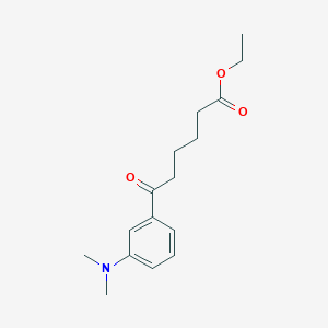 Ethyl 6-[3-(N,N-dimethylamino)phenyl]-6-oxohexanoate