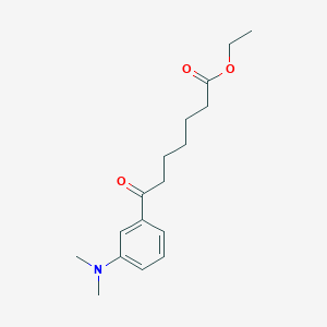 Ethyl 7-[3-(N,N-dimethylamino)phenyl]-7-oxoheptanoate