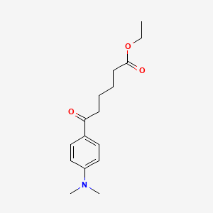 Ethyl 6-[4-(N,N-dimethylamino)phenyl]-6-oxohexanoate