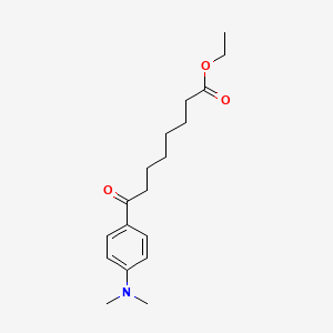 Ethyl 8-[4-(N,N-dimethylamino)phenyl]-8-oxooctanoate