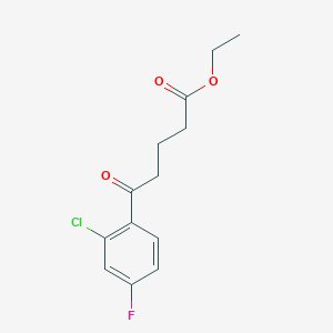 Ethyl 5-(2-chloro-4-fluorophenyl)-5-oxovalerate