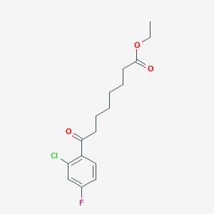 Ethyl 8-(2-chloro-4-fluorophenyl)-8-oxooctanoate