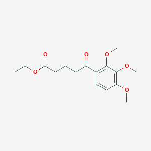 Ethyl 5-(2,3,4-trimethoxyphenyl)-5-oxovalerate