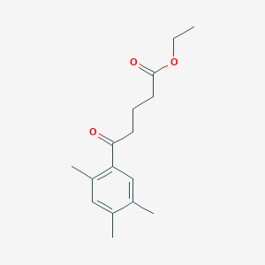 Ethyl 5-(2,4,5-trimethylphenyl)-5-oxovalerate