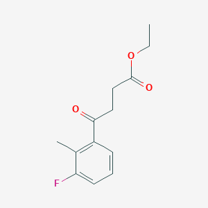 Ethyl 4-(3-fluoro-2-methylphenyl)-4-oxobutanoate