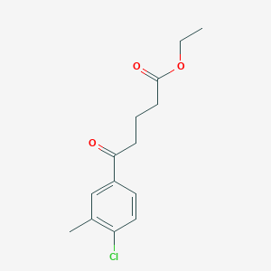 Ethyl 5-(4-chloro-3-methylphenyl)-5-oxovalerate