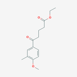 Ethyl 5-(4-methoxy-3-methylphenyl)-5-oxovalerate
