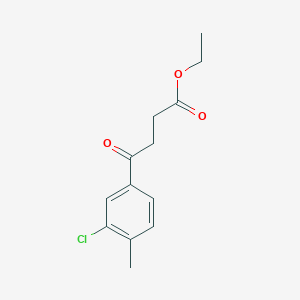 Ethyl 4-(3-chloro-4-methylphenyl)-4-oxobutanoate