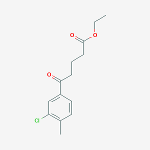 Ethyl 5-(3-chloro-4-methylphenyl)-5-oxovalerate