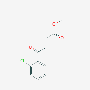 molecular formula C12H13ClO3 B1326120 Ethyl 4-(2-chlorophenyl)-4-oxobutyrate CAS No. 898759-01-8