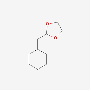 molecular formula C10H18O2 B1326125 (1,3-Dioxolan-2-ylmethyl)cyclohexane CAS No. 898759-11-0