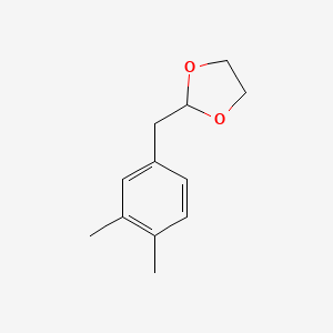 3,4-Dimethyl-1-(1,3-dioxolan-2-ylmethyl)benzene