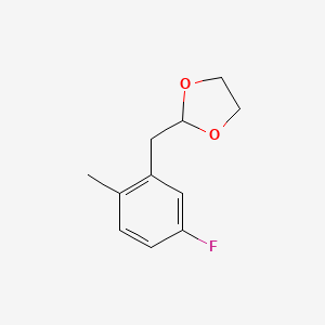 5-Fluoro-2-methyl (1,3-dioxolan-2-ylmethyl)benzene